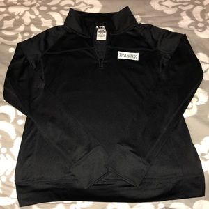 PINK black quarter zip jacket